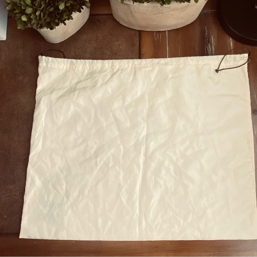 #3012 Coach Cream and Brown Dust Bag - Picture 2 of 3